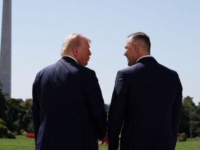 Wizyta Nawrockiego w USA. Sikorski apeluje o działania w sprawie Ziobry