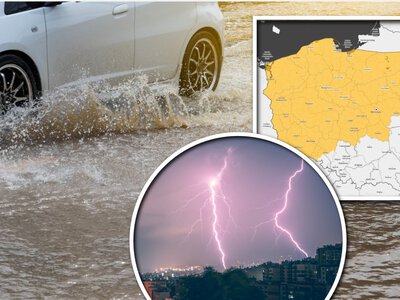 Niemal cała Polska na żółto! Wszystko przez niż Sabina. Ogłoszono alerty IMGW w 11 województwach