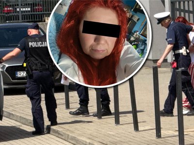 Przesłuchanie patomorfolog z problemami. Nagle wyszła w piżamie i kajdankach
