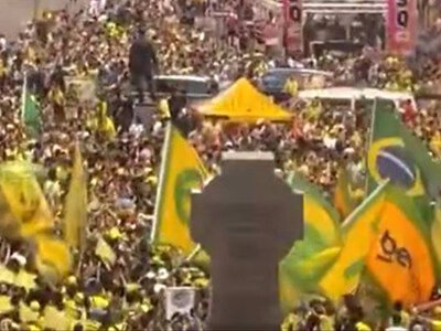 Brazylia opanowała Nowy Jork. Kibice urządzili karnawał na Times Square! – WIDEO