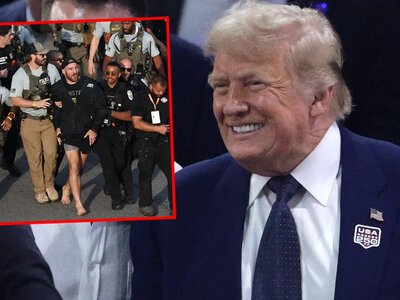 Burza po urodzinach Trumpa. Gwiazdor UFC został wyprowadzony przez policję