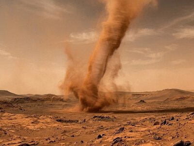 Kosmiczny łowca sfotografował marsjańskie diabły. Są potężniejsze niż na Ziemi