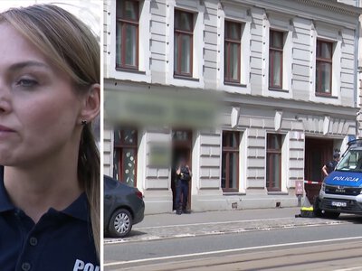 Napad na kantor w Łodzi