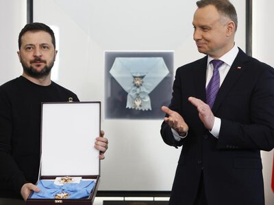 Zełenski odesłał Order Orła Białego. Przed proponowałem Nawrockiemu spotkanie