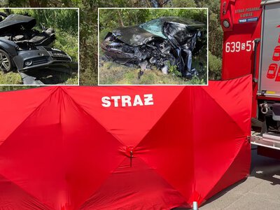 Tragedia pod Tworogiem. Nie żyje dwoje kierowców. Wśród ocalałych dwie dziewczynki