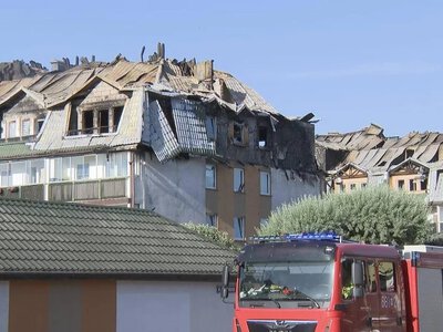 Pożar bloku w Ząbkach. Śledztwo zakończone, winnych brak