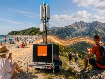 Orange wzmacnia sieć na wakacje. Tłumy na plaży nie zerwą połaczenia