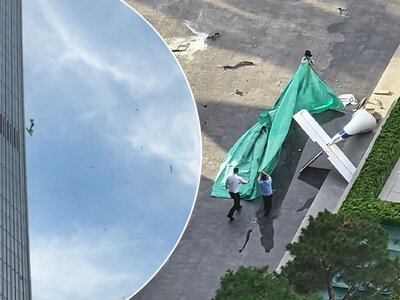 Samolot rozbił się o najwyższy budynek w Pekinie