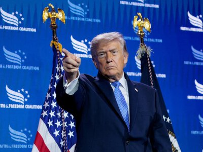 Trump żartuje o trójkącie z synami. Chodziło o najwyższe odznaczenie USA