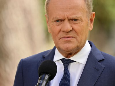 Tusk pytany o relacje z Kijowem. Oczekujemy od Ukrainy pierwszego kroku