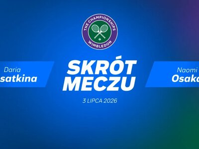 Osaka w czwartej rundzie Wimbledonu. Japonka pokonała Kasatkinę [WIDEO]