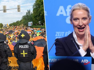 Niespokojnie w Erfurcie. Zjazd AfD w cieniu masowych protestów