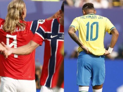 Genialna Norwegia! Erling Haaland własnoręcznie odprawił Canarinhos do domu