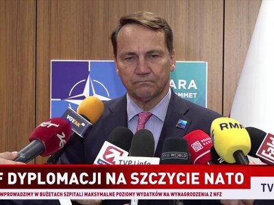 Szczyt NATO. Sikorski pochwalił skuteczne ataki Ukrainy