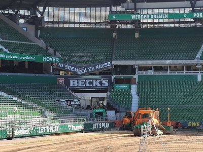 Alarm na stadionie w Niemczech. Zawalił się fragment trybuny