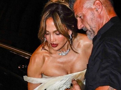 Jennifer Lopez w kreacji Stéphane'a Rollanda. Monumentalna sylwetka zachwyciła Paryż