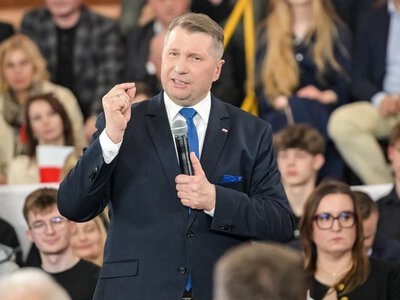 Chce dopuścić Putina pod granicę. Gromy z rządu po słowach Czarnka