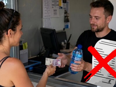 Kupiła wodę i zaraz dała mandat. Skarbówka gra nieczysto, ale ma rację