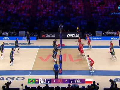 Piłka nie chciała spaść. Najdłuższe wymiany meczu Polska - Brazylia [WIDEO]