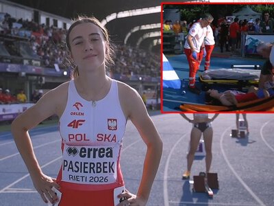 Medal dla Polki, rekord życiowy. Służby medyczne od razu ruszyły z pomocą