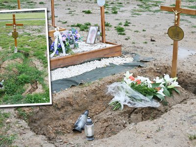 Cmentarz pod Legnicą jak z horroru, wszystko przez ulewy. Znamy problem