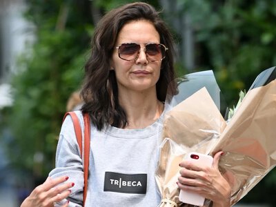 Tak ubrana wyszła na ulicę. Katie Holmes od razu skradła show