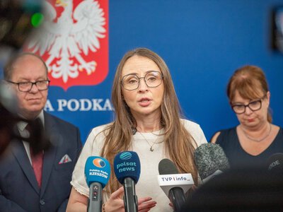 Ministra Agnieszka Dziemianowicz-Bąk w Rzeszowie z mocnym stanowiskiem do Pyszne.pl