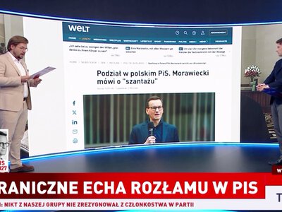 Zagraniczne echa rozłamu w PiS