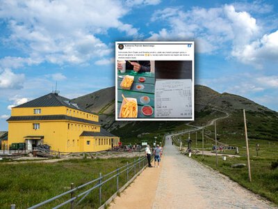 Wziął frytki i napoje. Kosmiczny rachunek turysty w Karkonoszach