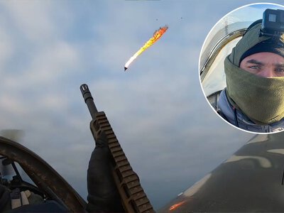 Lata samolotem i strzela z karabinu. „Jednego dnia strąciłem 12 dronów”