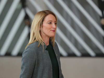 Przewodnicząca PE pokazała zdjęcie z powstańcem. Tak uczciła Powstanie Warszawskie