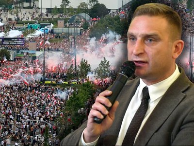 Bąkiewicz przemówił na Marszu Powstania Warszawskiego. Wezwał do bojkotu