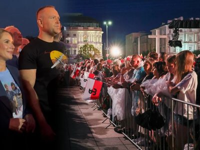 (Nie)zakazane piosenki. Prezydent i pierwsza dama na placu Piłsudskiego