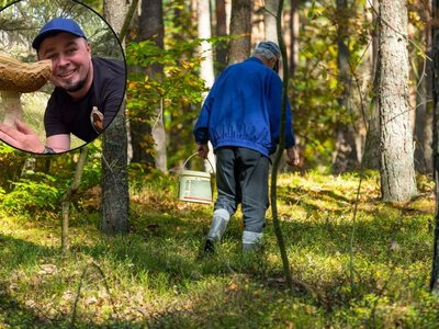 Znalazł prawdziwego olbrzyma. Nagranie z lasu obejrzały już miliony