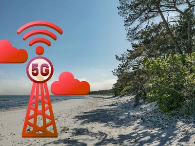 Nad polskim morzem internet w telefonie zasuwa. Cztery razy szybciej
