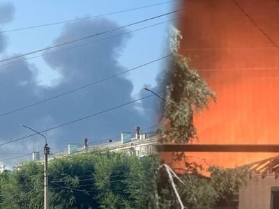 Fala ukraińskich dronów wtargnęła do Rosji. Eksplozje, płoną rafinerie