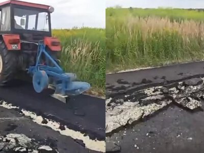 Rolnik zaorał asfaltową drogę. Nowe informacje. Czaił się od rana