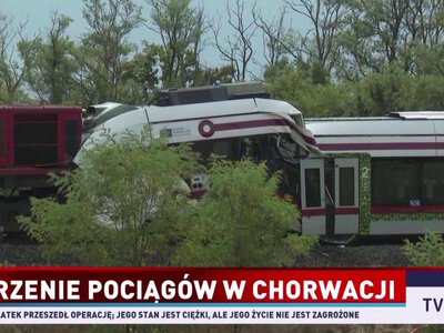 Chorwacja: zderzenie dwóch pociągów niedaleko Zagrzebia