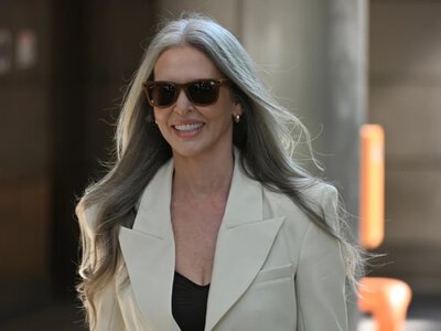 Bogna Sworowska w beżowym kombinezonie. Zachwyciła elegancją