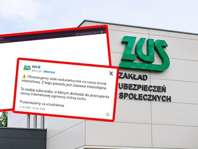 ZUS zaatakowany. Nie próbuj wchodzić na stronę
