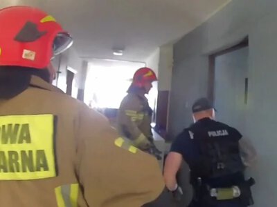 Wielka akcja i ewakuacja po kłótni z żoną. Groził, że doprowadzi do wybuchu