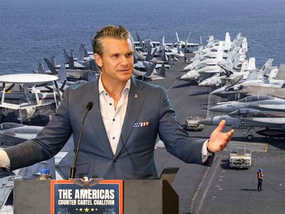 Media o wstrząsających doniesieniach z lotniskowca z USA. Hegseth reaguje