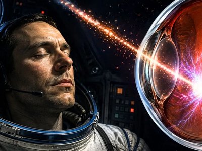 Astronauci widzą błyski po zamknięciu oczu. Wreszcie wiemy dlaczego