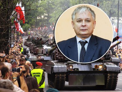 Wielka defilada w Warszawie. To Lech Kaczyński rozpoczął wojskowe pokazy