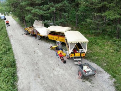 Tragiczny wypadek powozu z turystami w Szwajcarii. Jedna osoba nie żyje