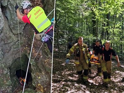 11-letnia biegaczka wpadła do głębokiej jaskini