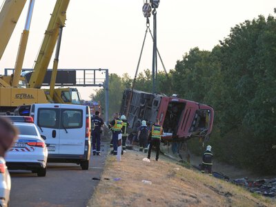 Wypadek polskiego autokaru na Węgrzech. Oszust zadzwonił do jednej z rodzin