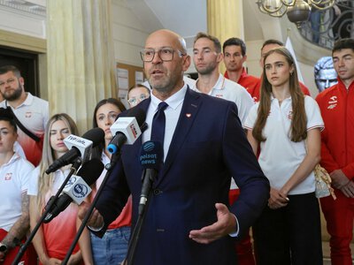 Minister ugościł polskich medalistów ME. Mówi, jaką kwotą wsparli związek
