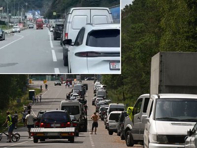 Wizja wojskowej mobilizacji i panika w Rosji. Exodus na granicy z Gruzją