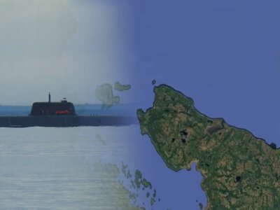 Rosyjski okręt na morzu. Moskwa testuje nuklearną supertorpedę